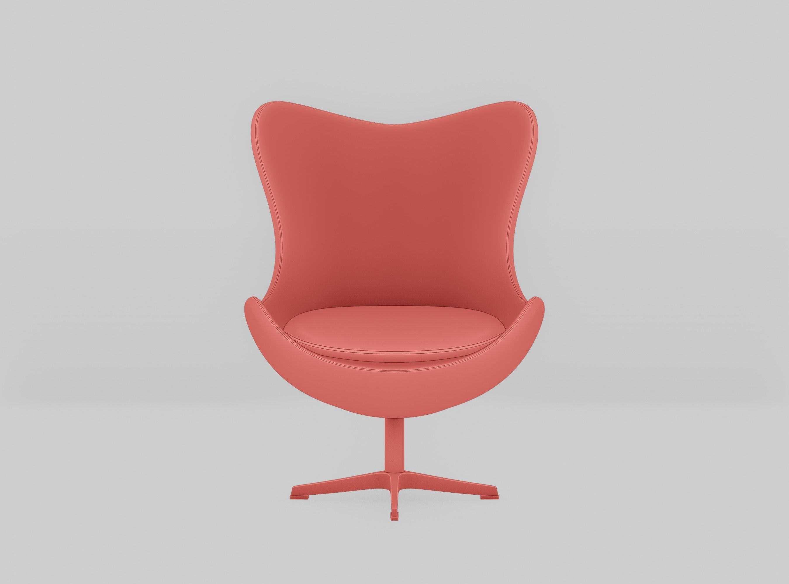 Egg chair by Arne Jacobsen 3D model_12