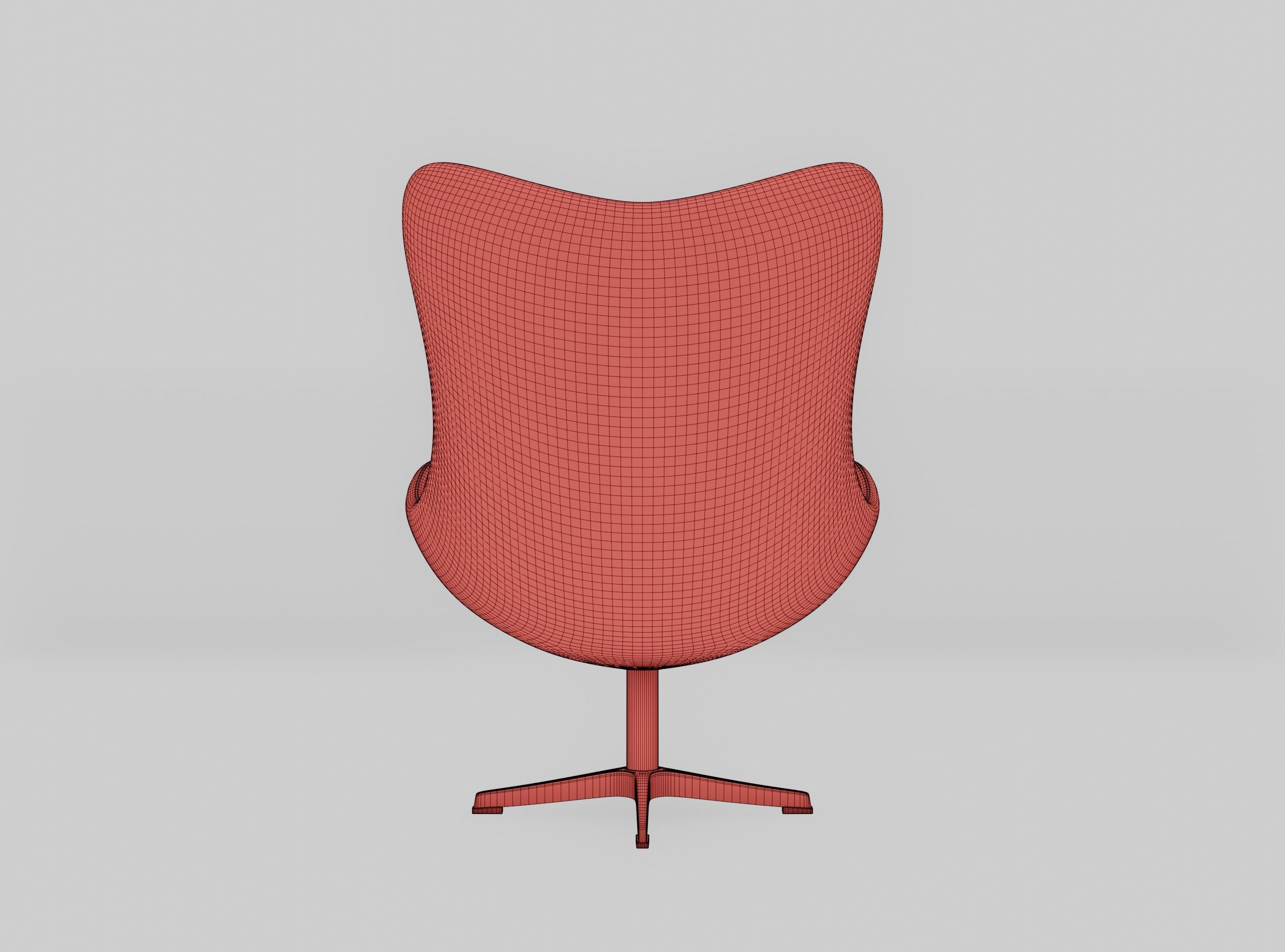 Egg chair by Arne Jacobsen 3D model_18