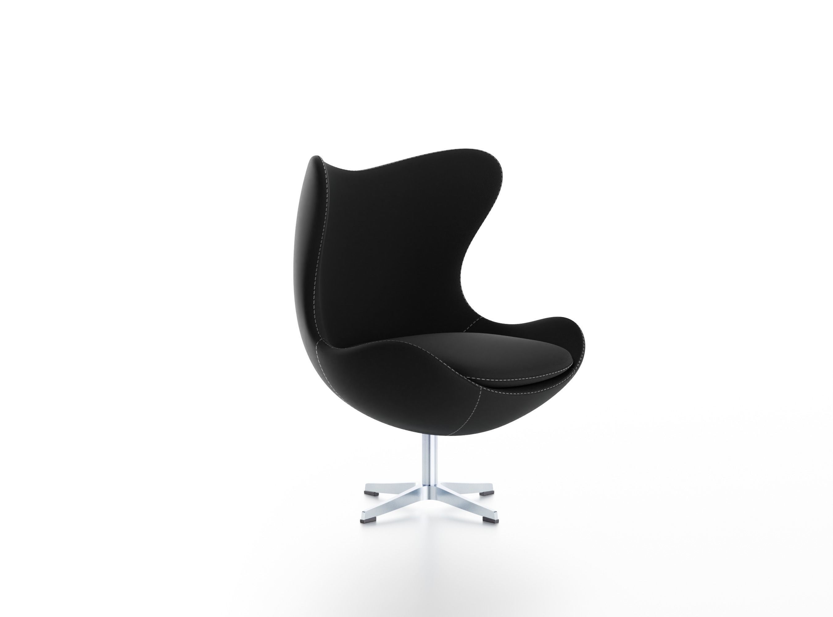 Egg chair by Arne Jacobsen 3D model_8
