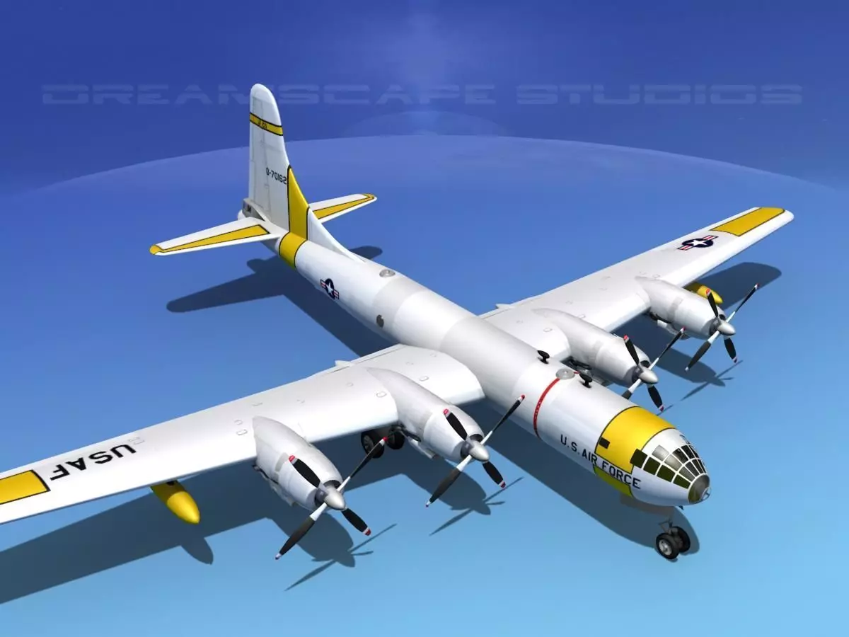 Boeing WB-50 Superfortress II 3D model