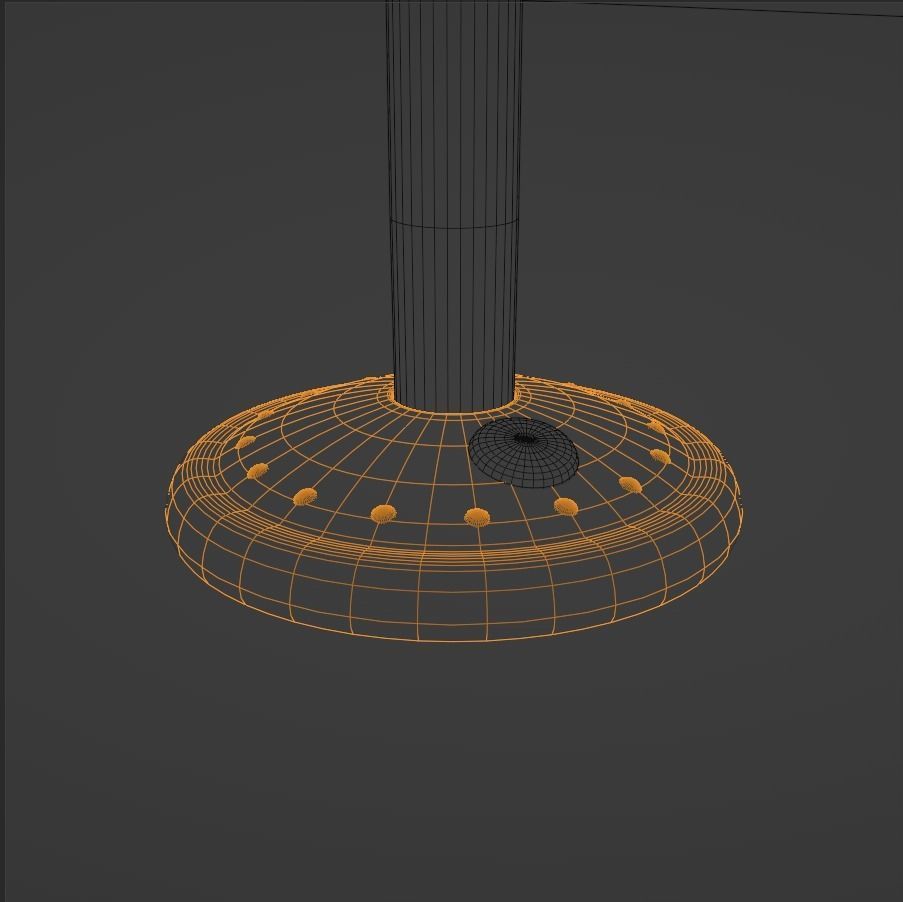 Basketball Hoop Low-poly 3D model_6