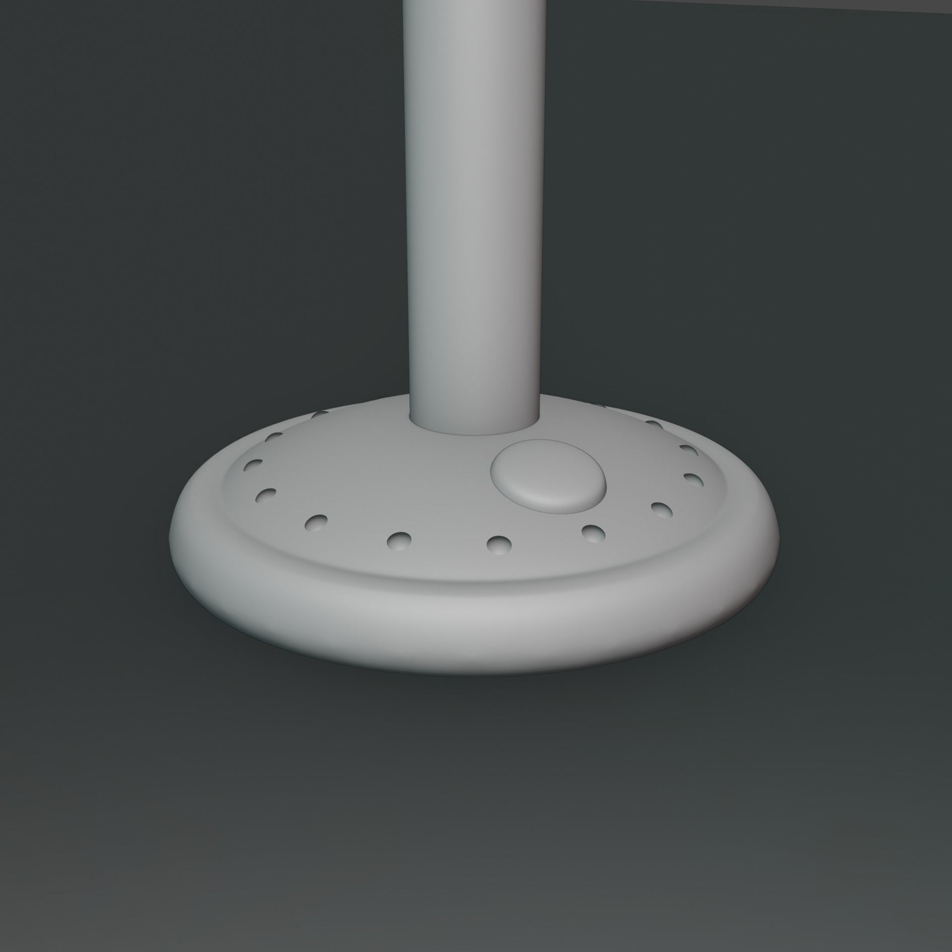 Basketball Hoop Low-poly 3D model_7