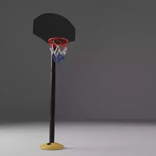 Basketball Hoop Low-poly 3D model
