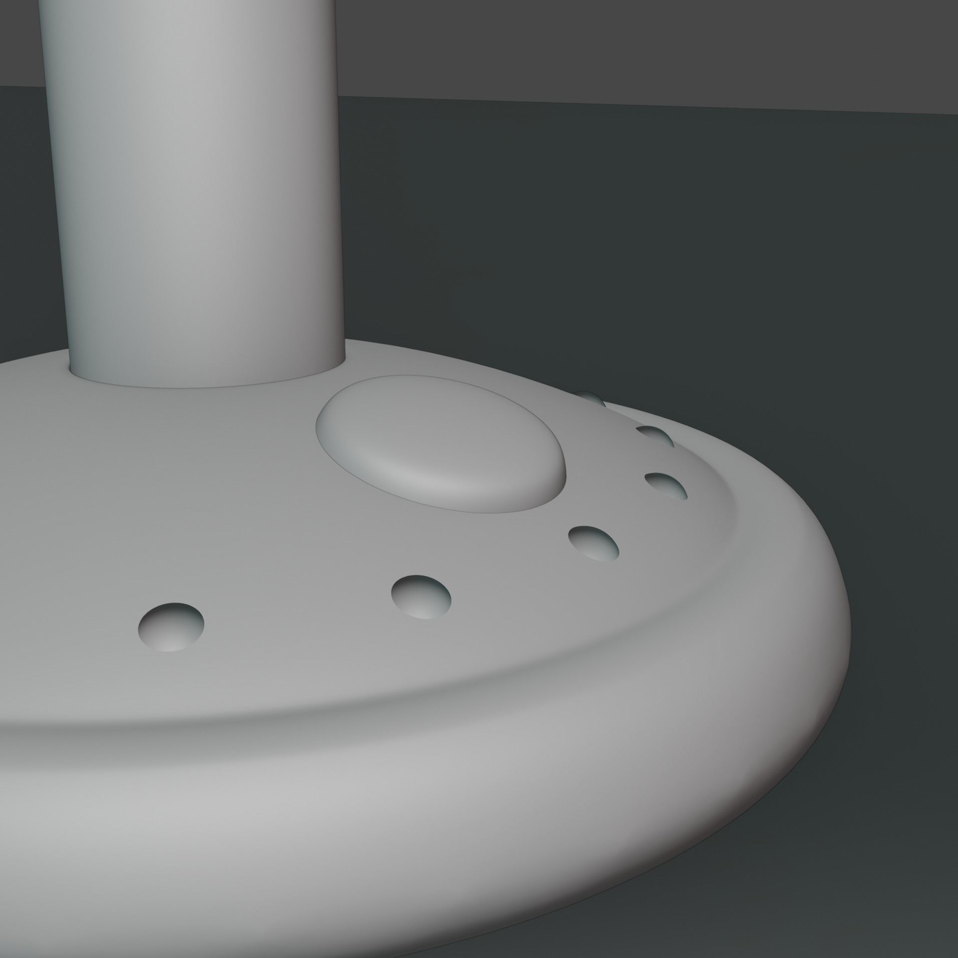 Basketball Hoop Low-poly 3D model_13