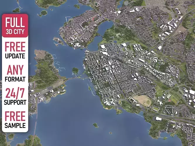 Vaasa - 3D City Model