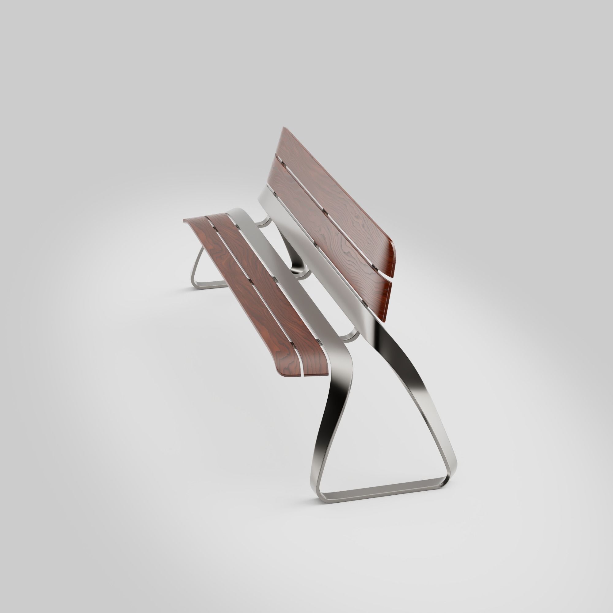 Bench 3D model_11