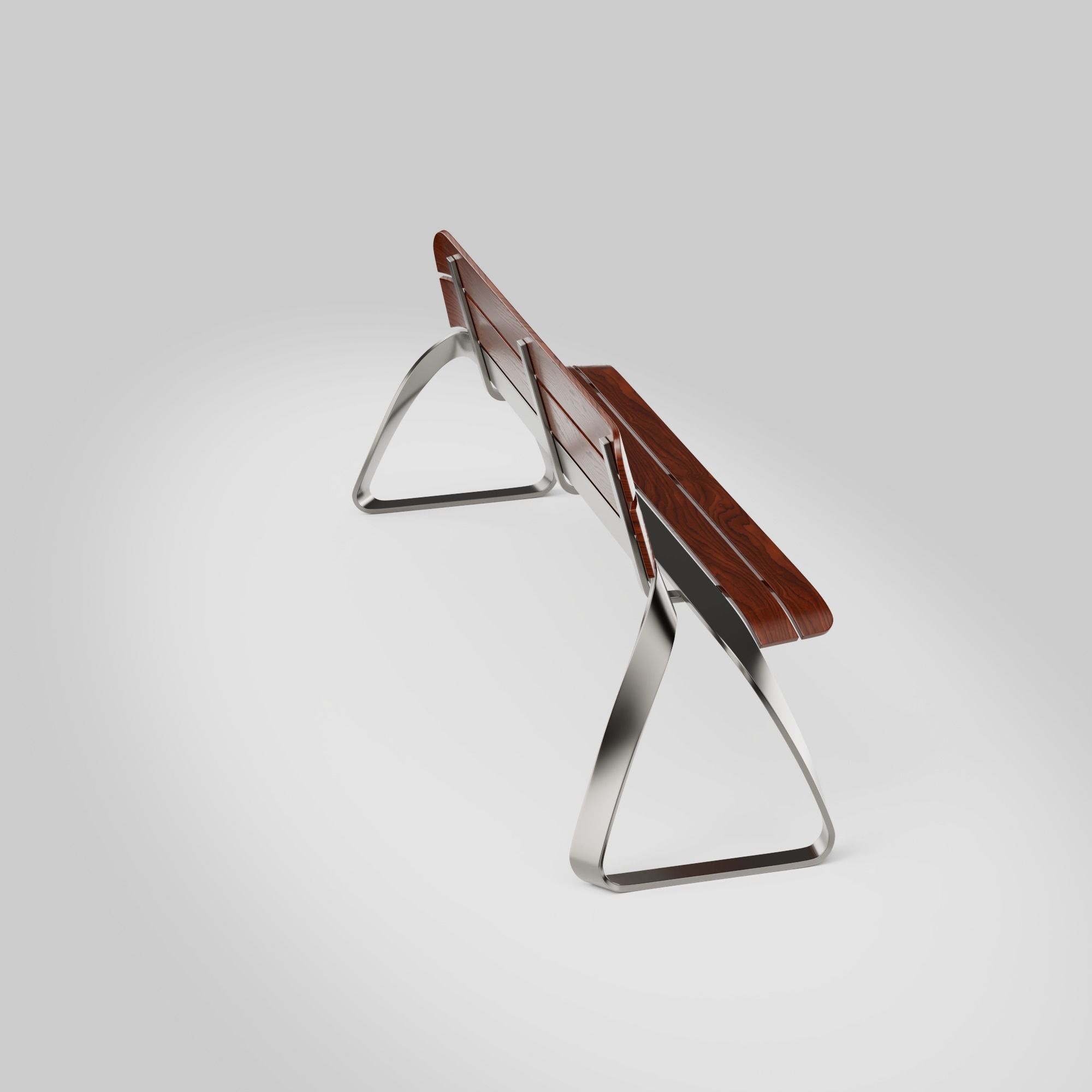 Bench 3D model_23