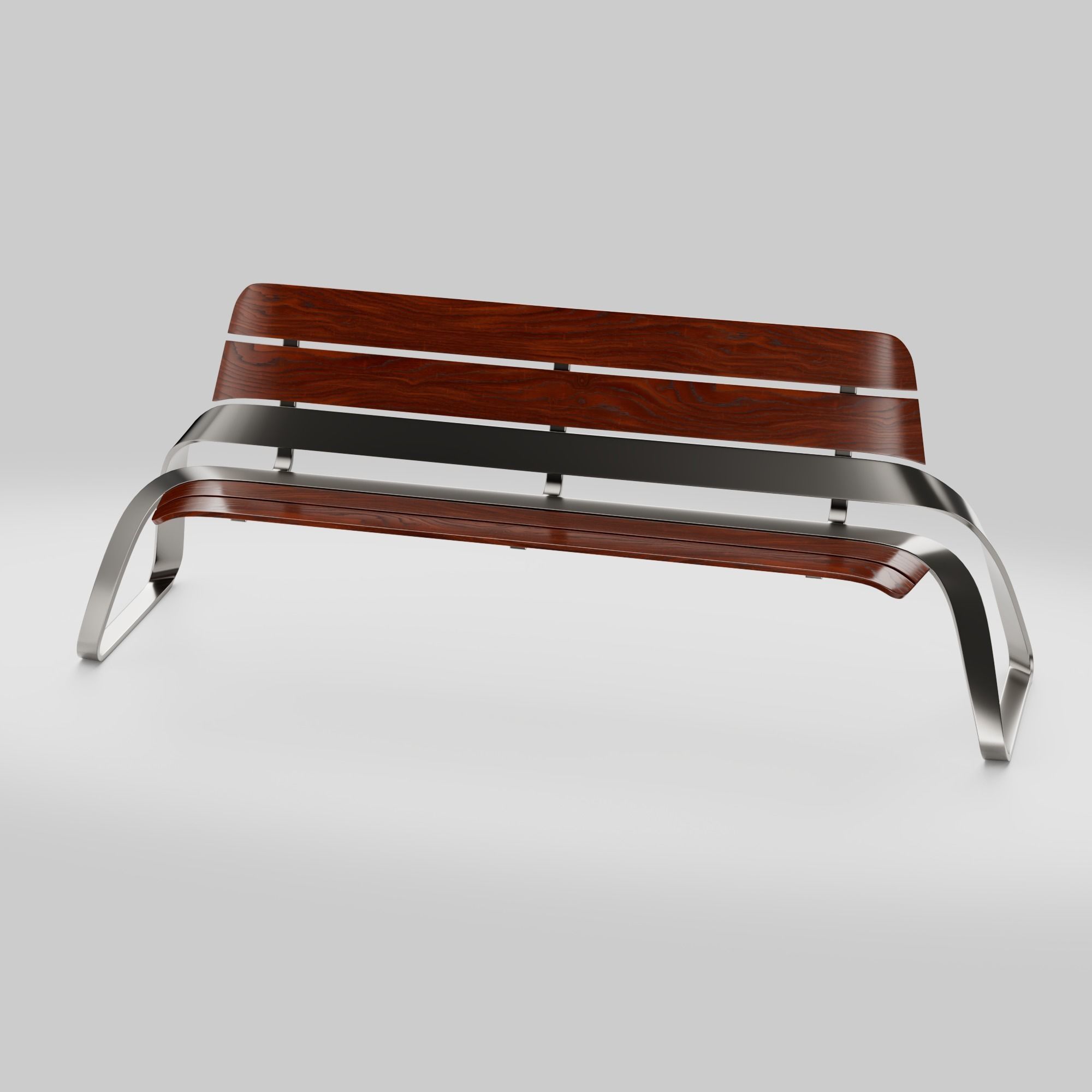 Bench 3D model_7