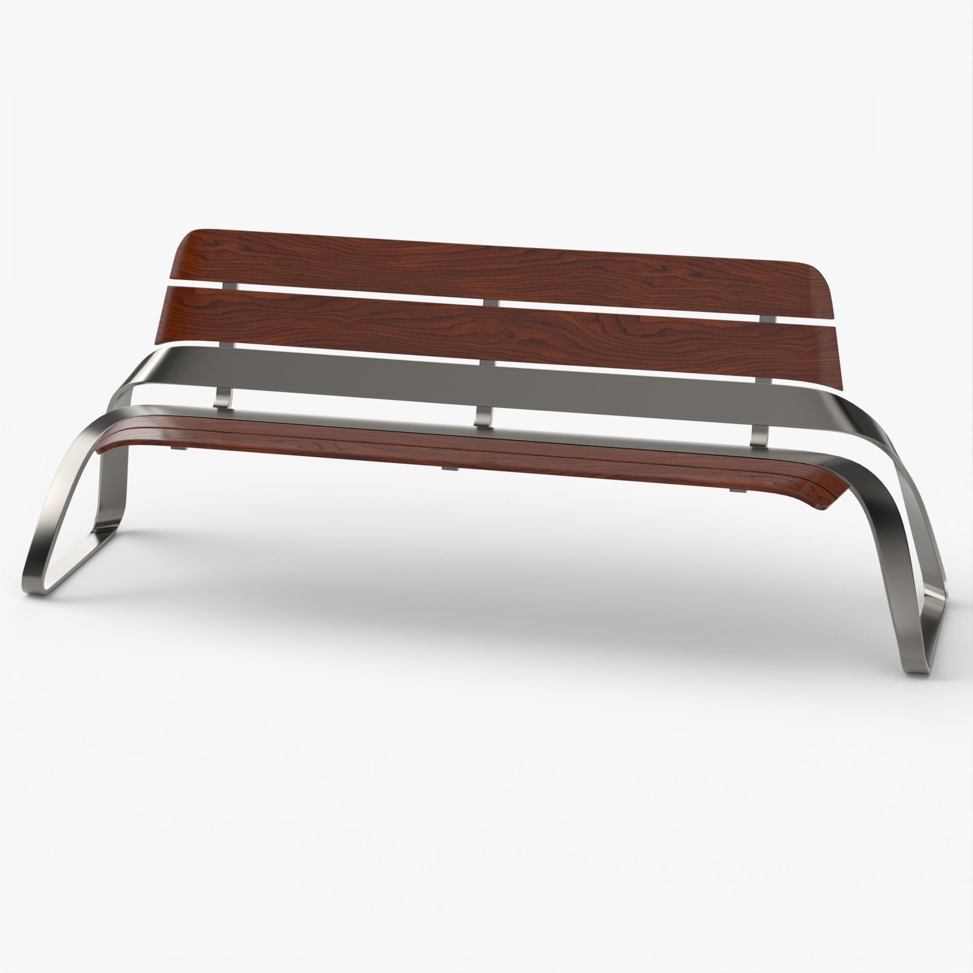 Bench 3D model_2