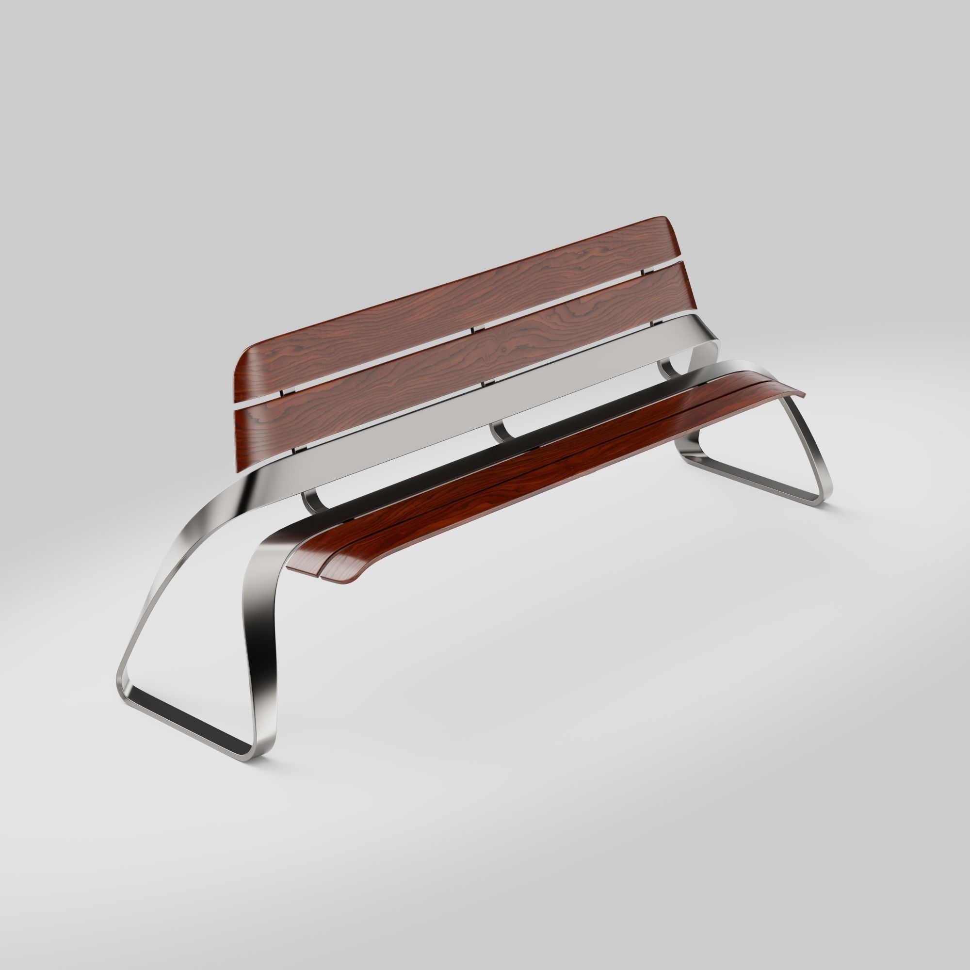 Bench 3D model_27