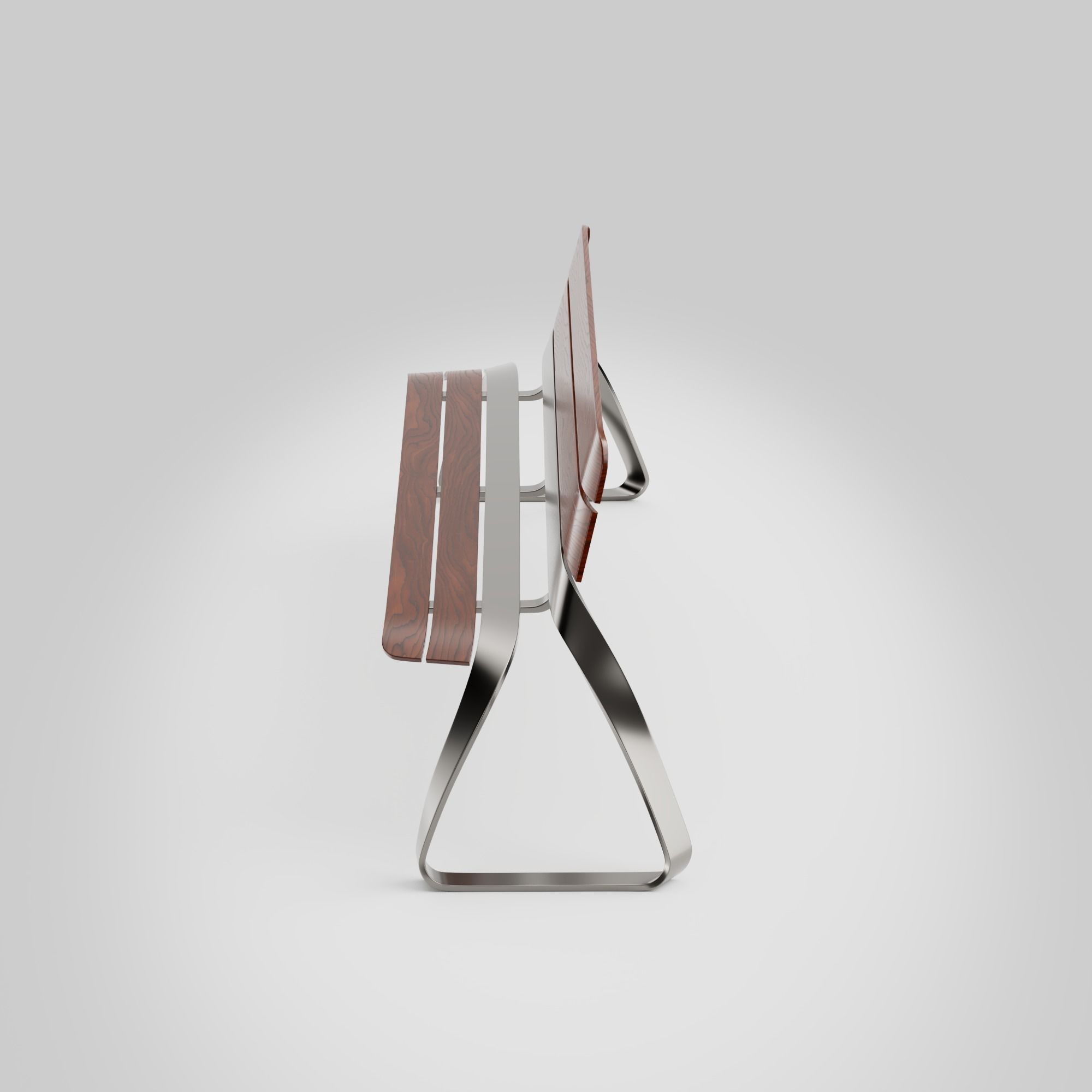 Bench 3D model_12