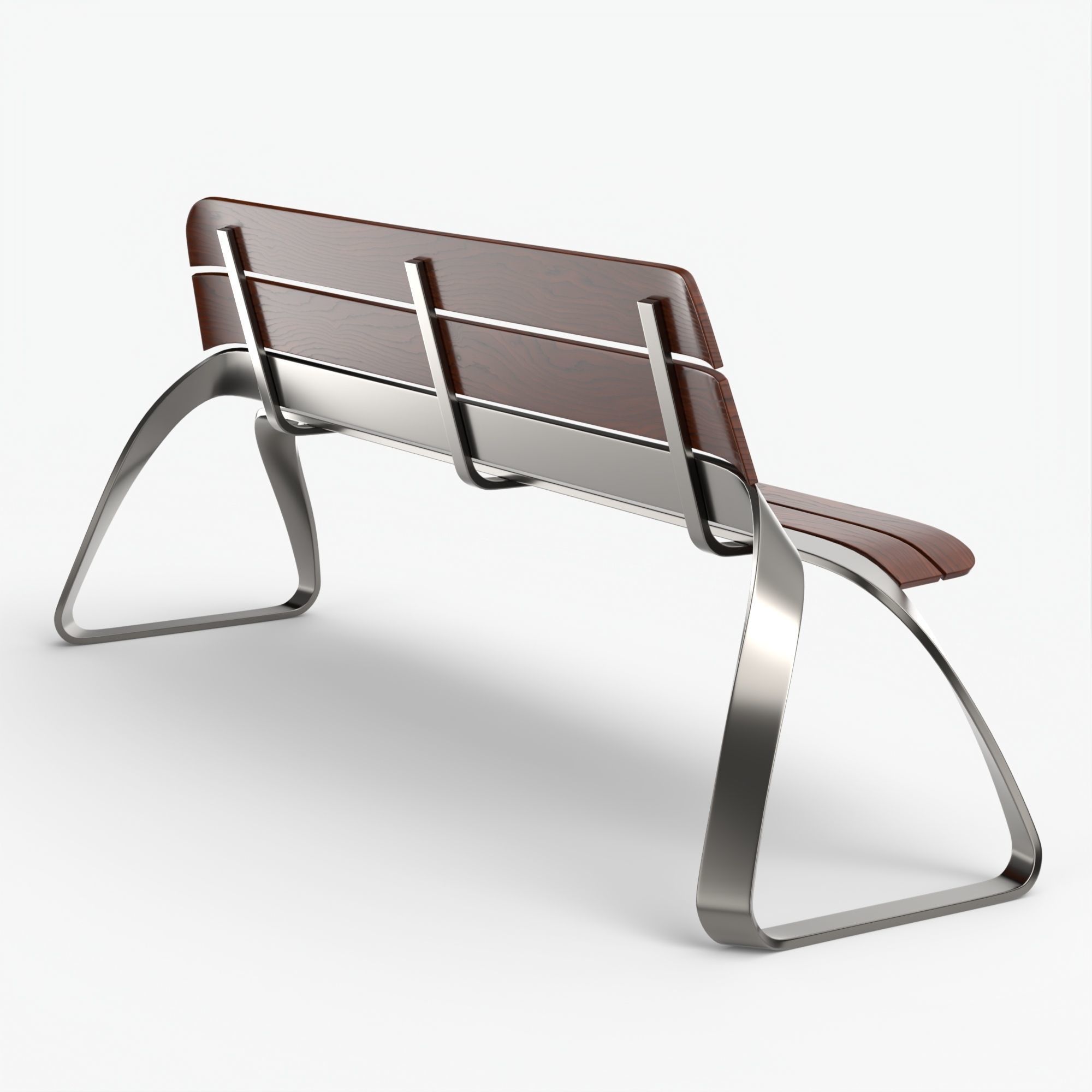 Bench 3D model_4