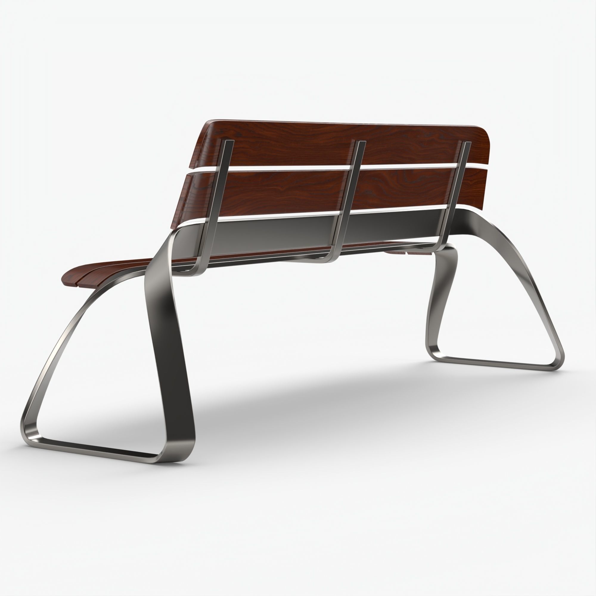 Bench 3D model_5