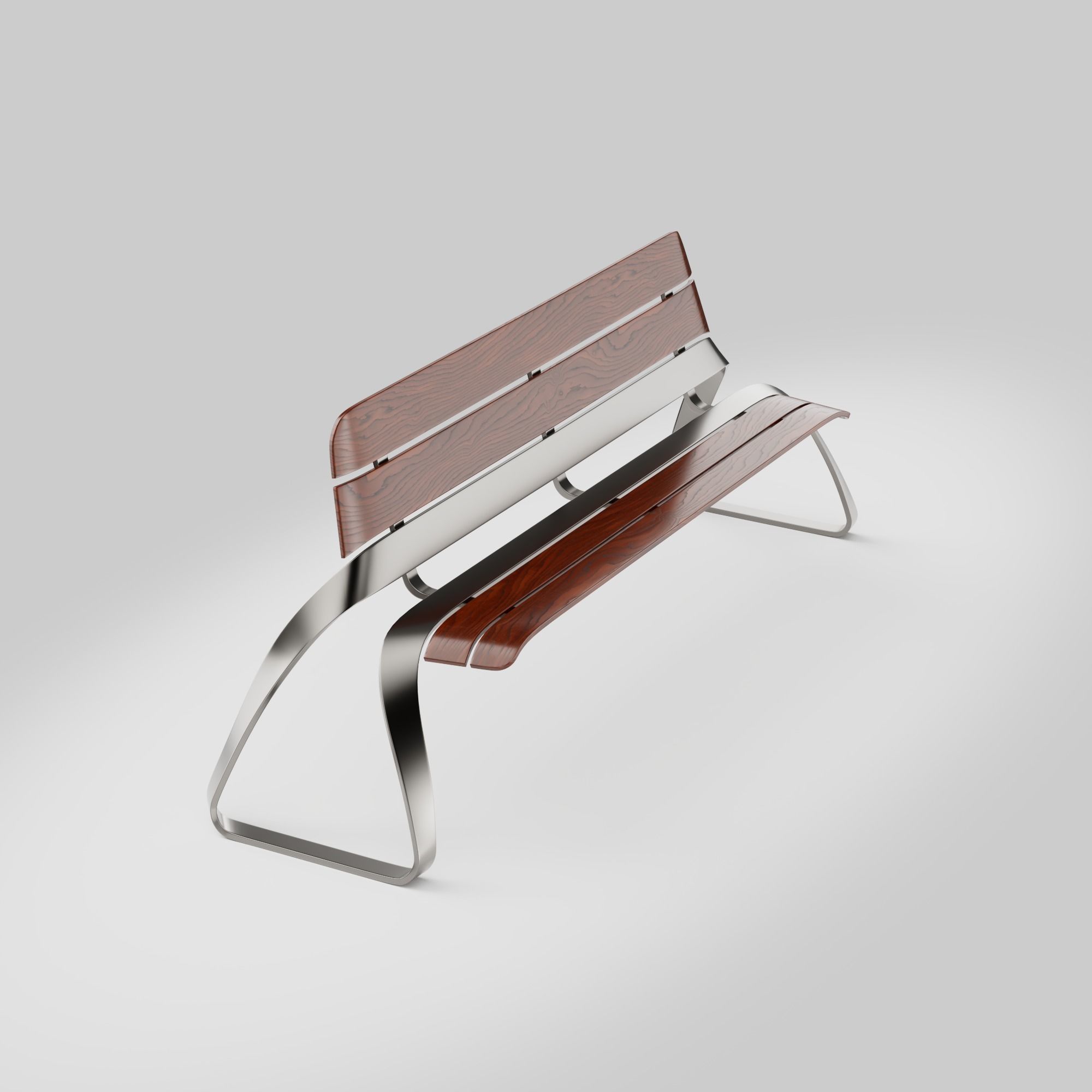 Bench 3D model_26