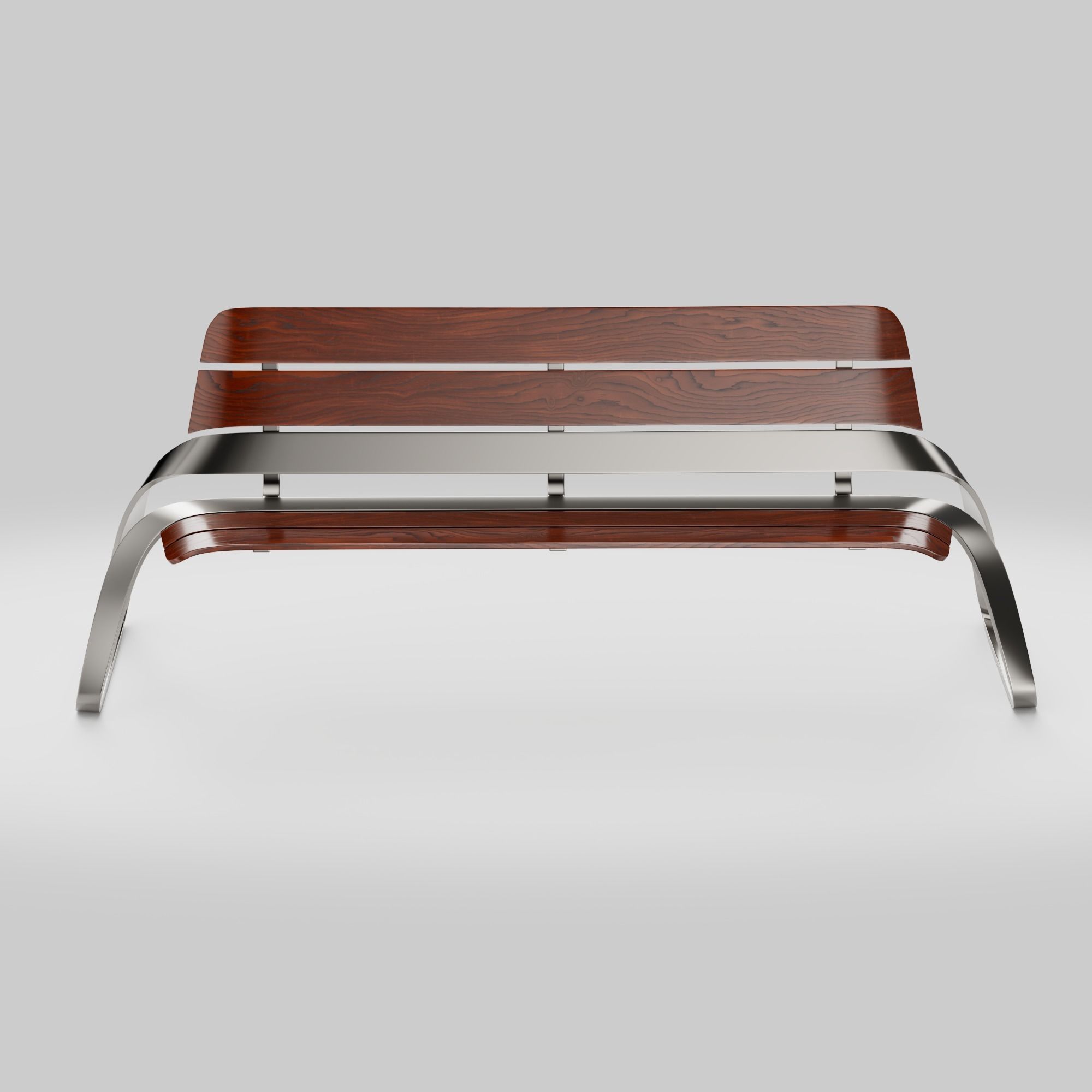 Bench 3D model_6