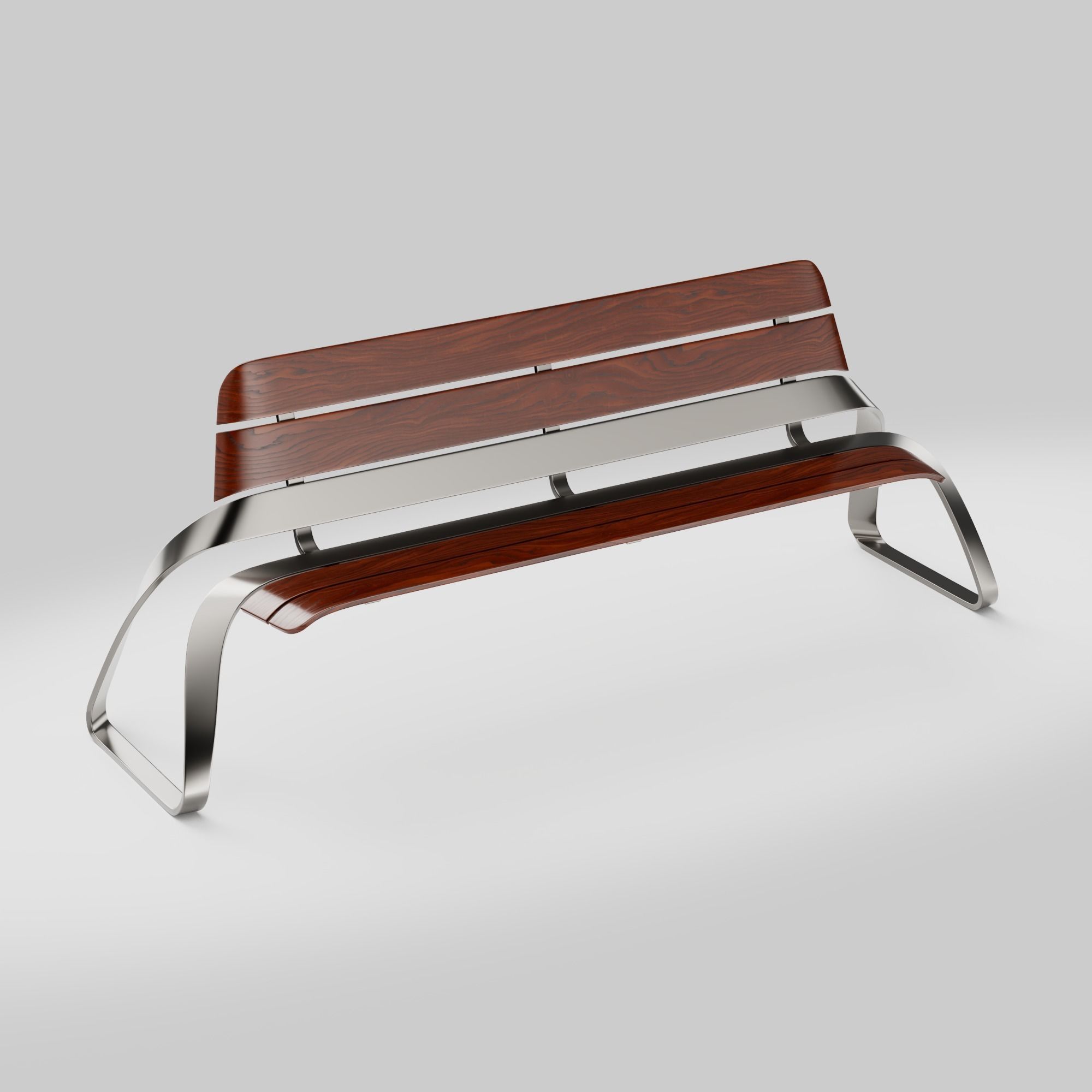 Bench 3D model_28