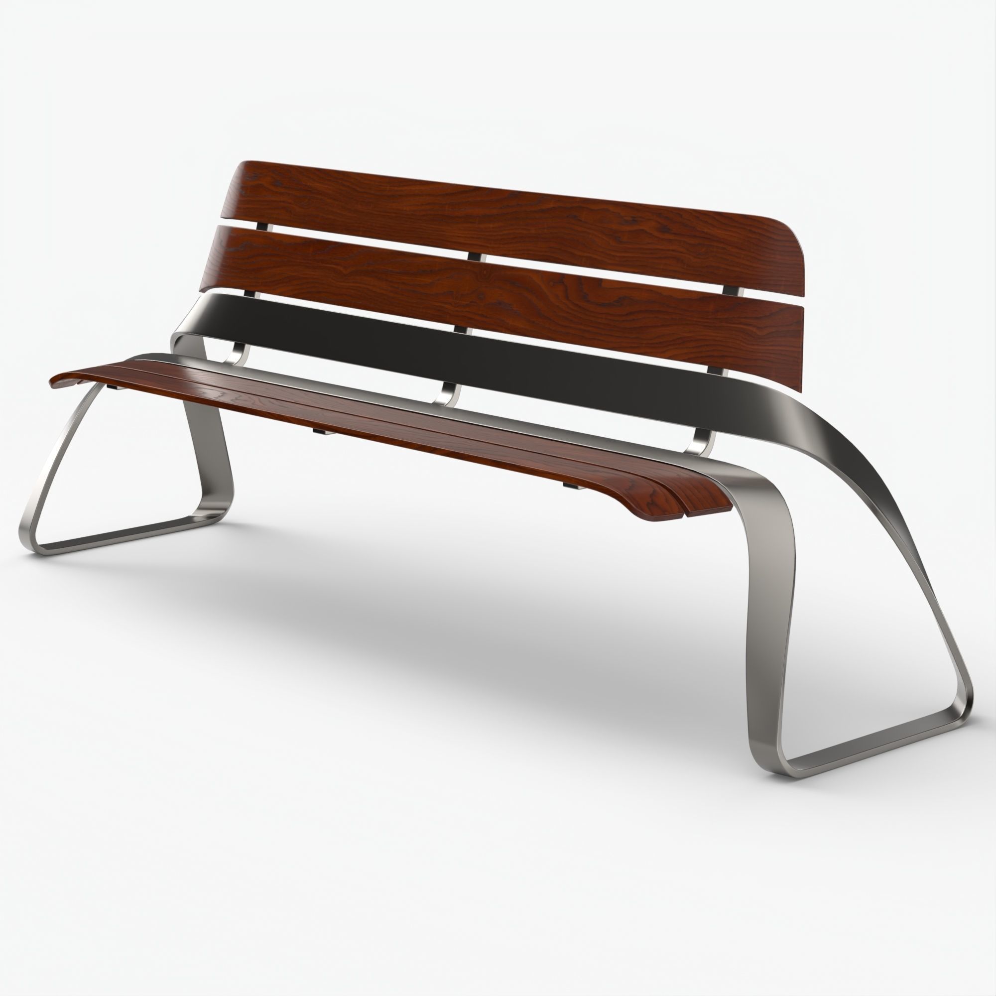Bench 3D model_1