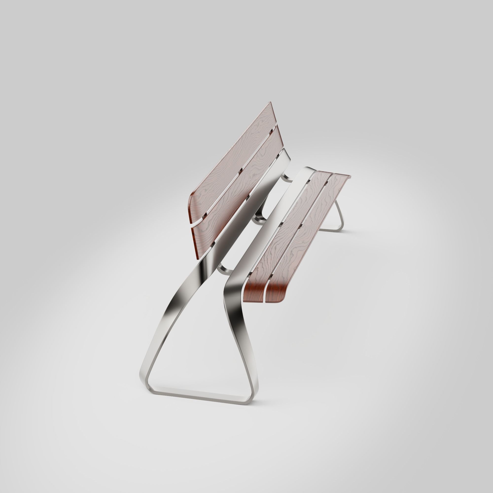 Bench 3D model_25