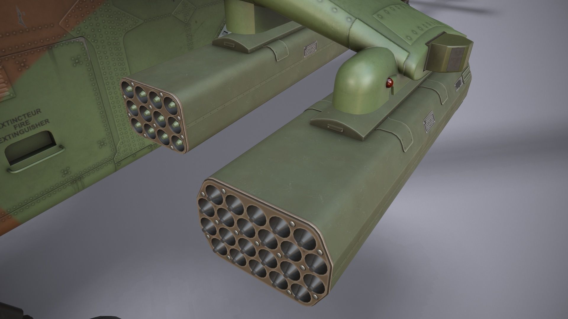 EC-665 Tiger HAD France Complex Animation Low-poly 3D model_21