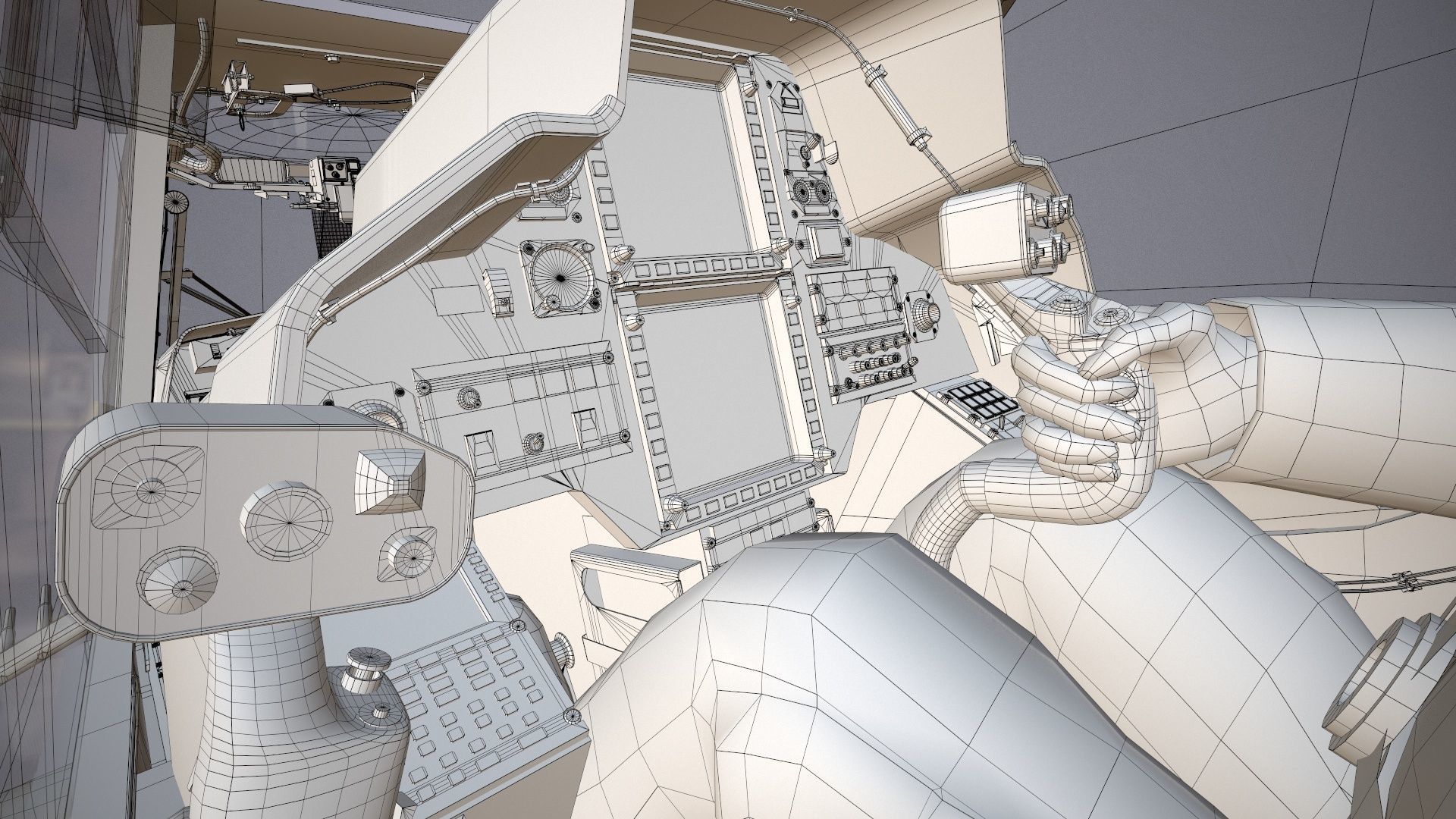EC-665 Tiger HAD France Complex Animation Low-poly 3D model_51