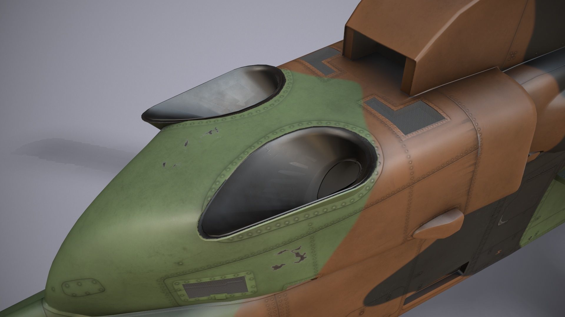 EC-665 Tiger HAD France Complex Animation Low-poly 3D model_17