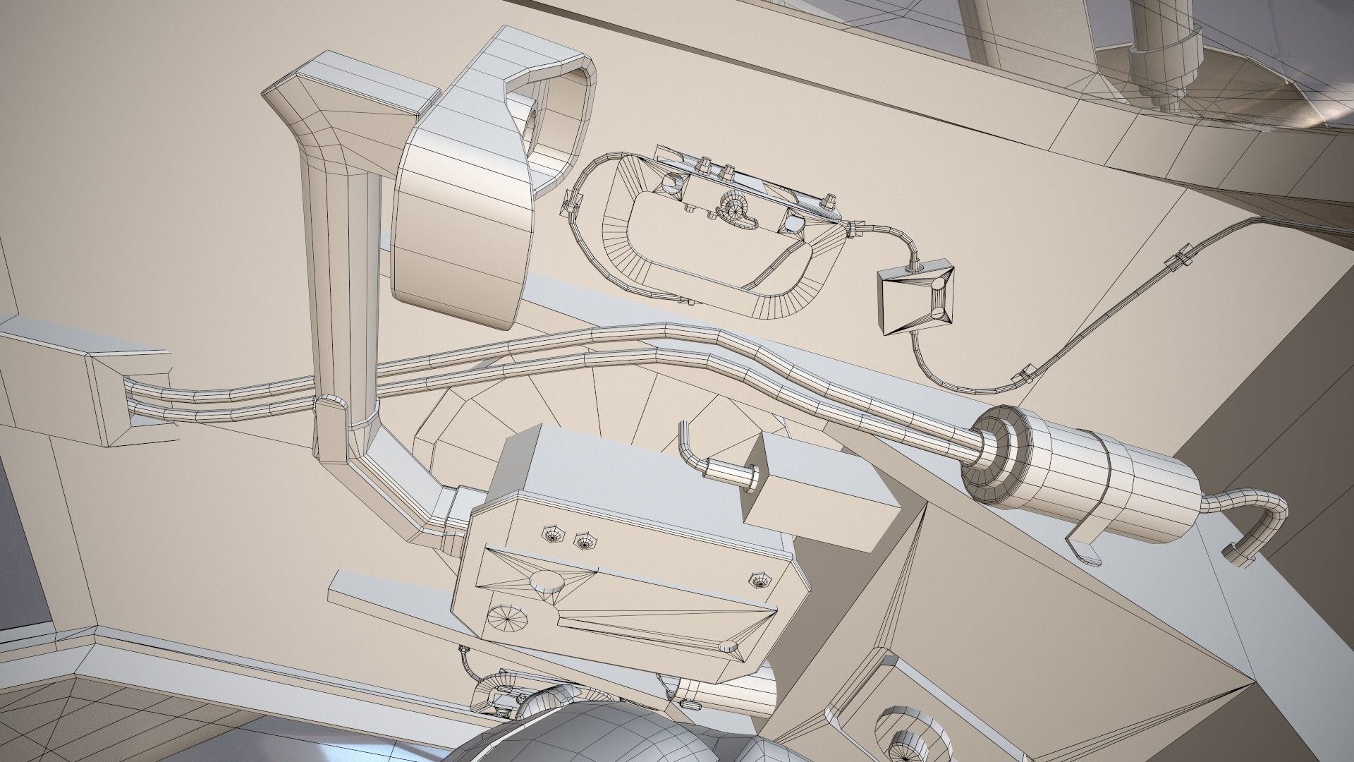 EC-665 Tiger HAD France Complex Animation Low-poly 3D model_57