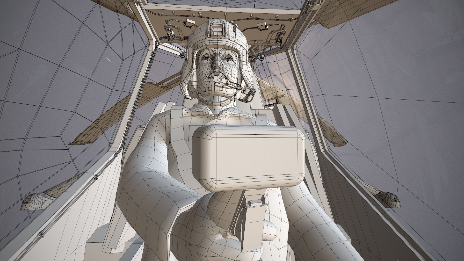 EC-665 Tiger HAD France Complex Animation Low-poly 3D model_50