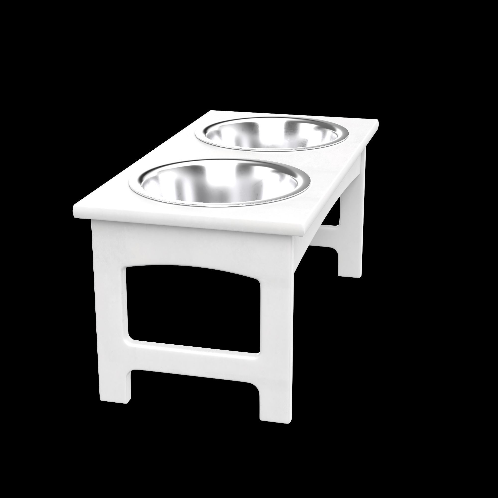 High definition Dog Bowl 3D Model 3D model_11