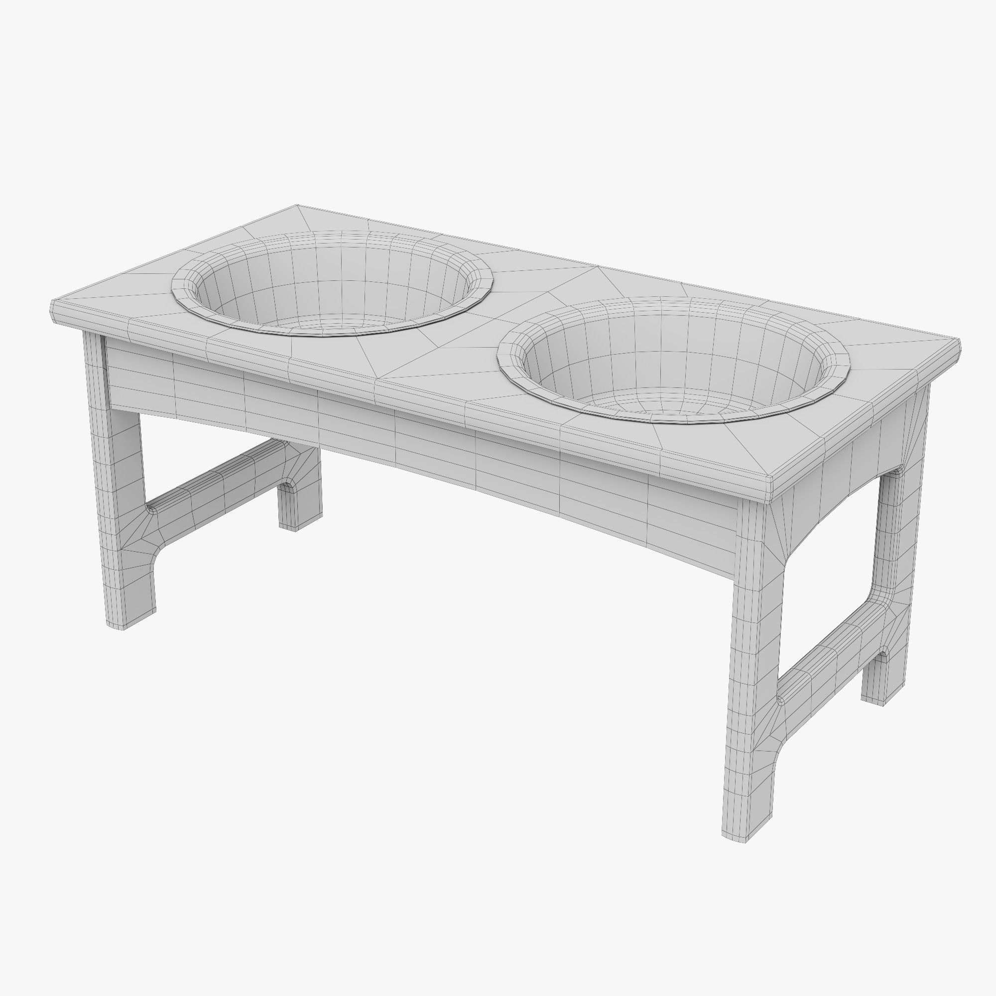 High definition Dog Bowl 3D Model 3D model_31