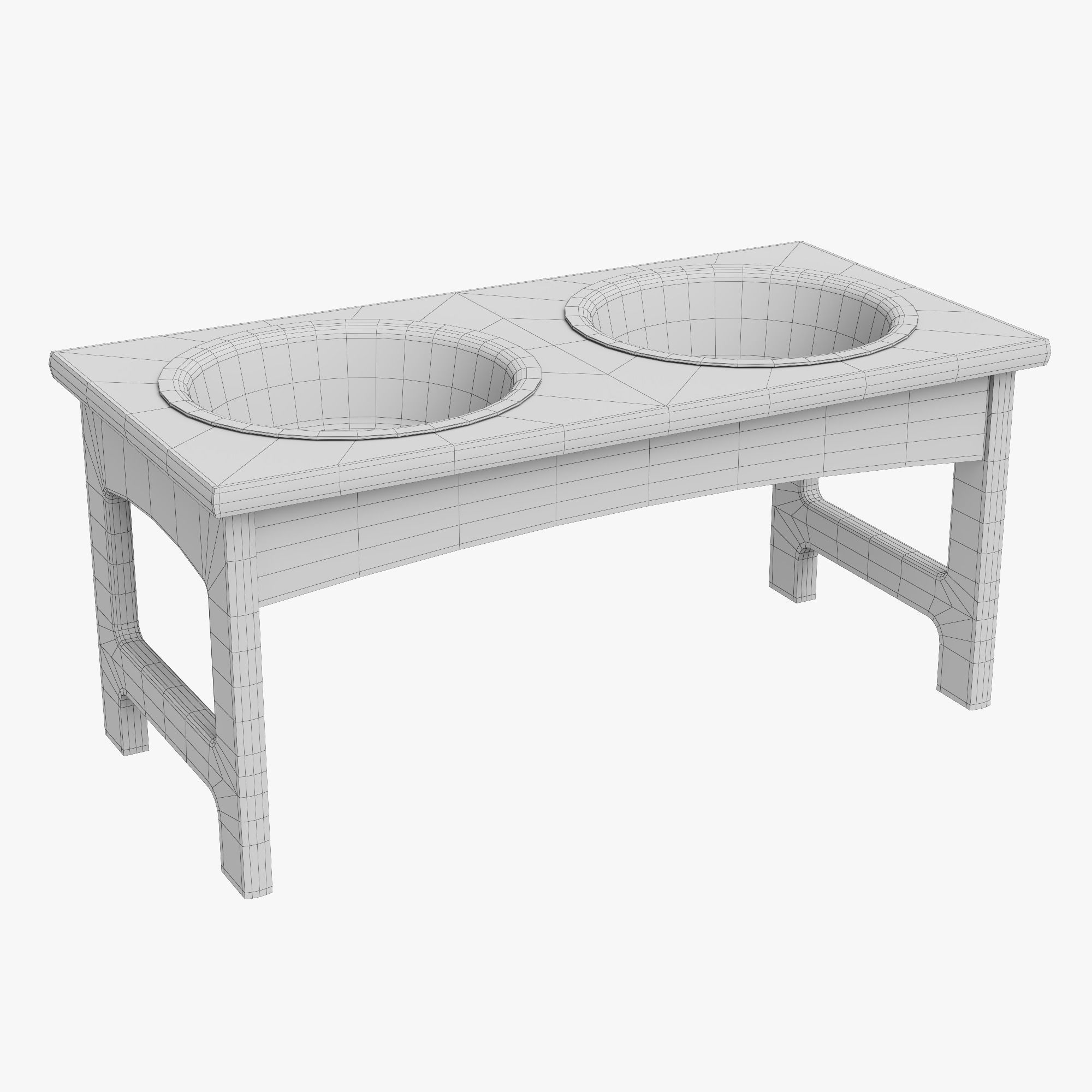 High definition Dog Bowl 3D Model 3D model_33