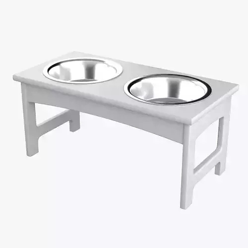 High definition Dog Bowl 3D Model