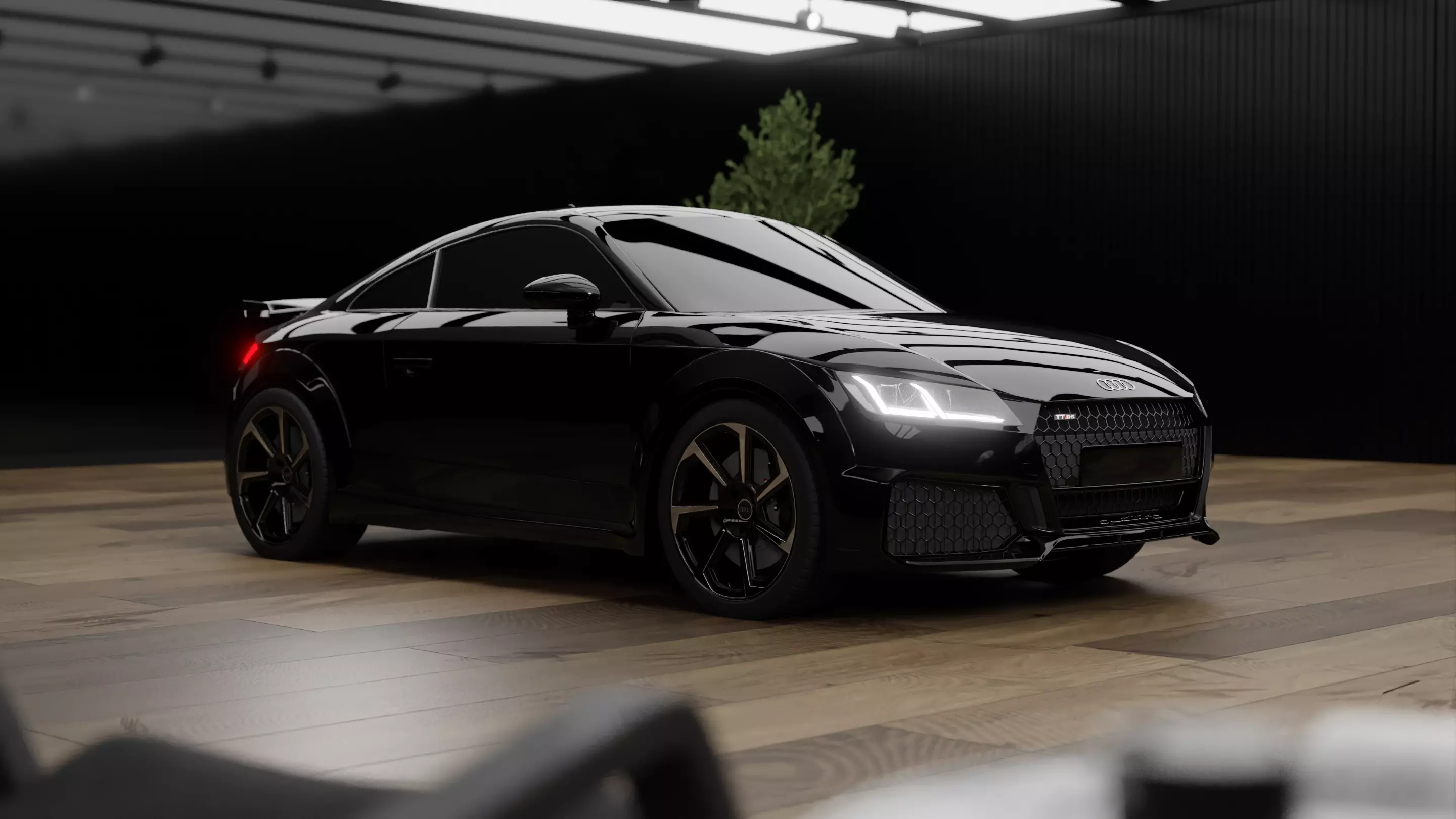 Audi TT RS 3D model_0