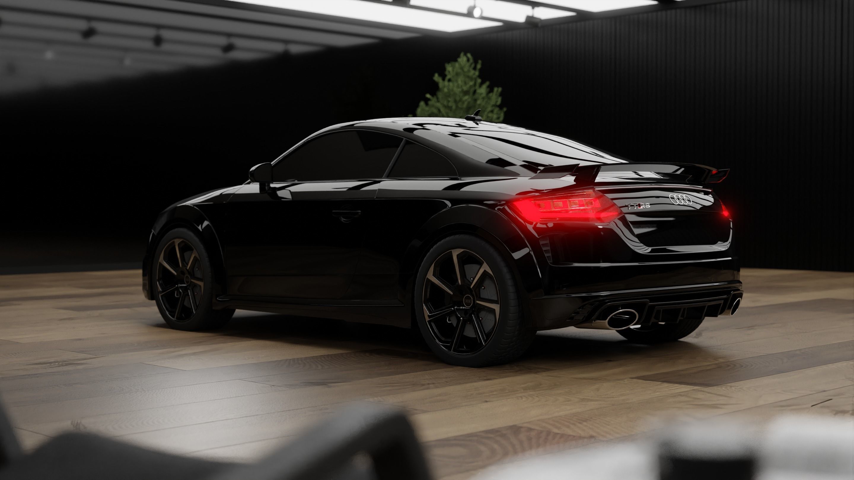 Audi TT RS 3D model_2