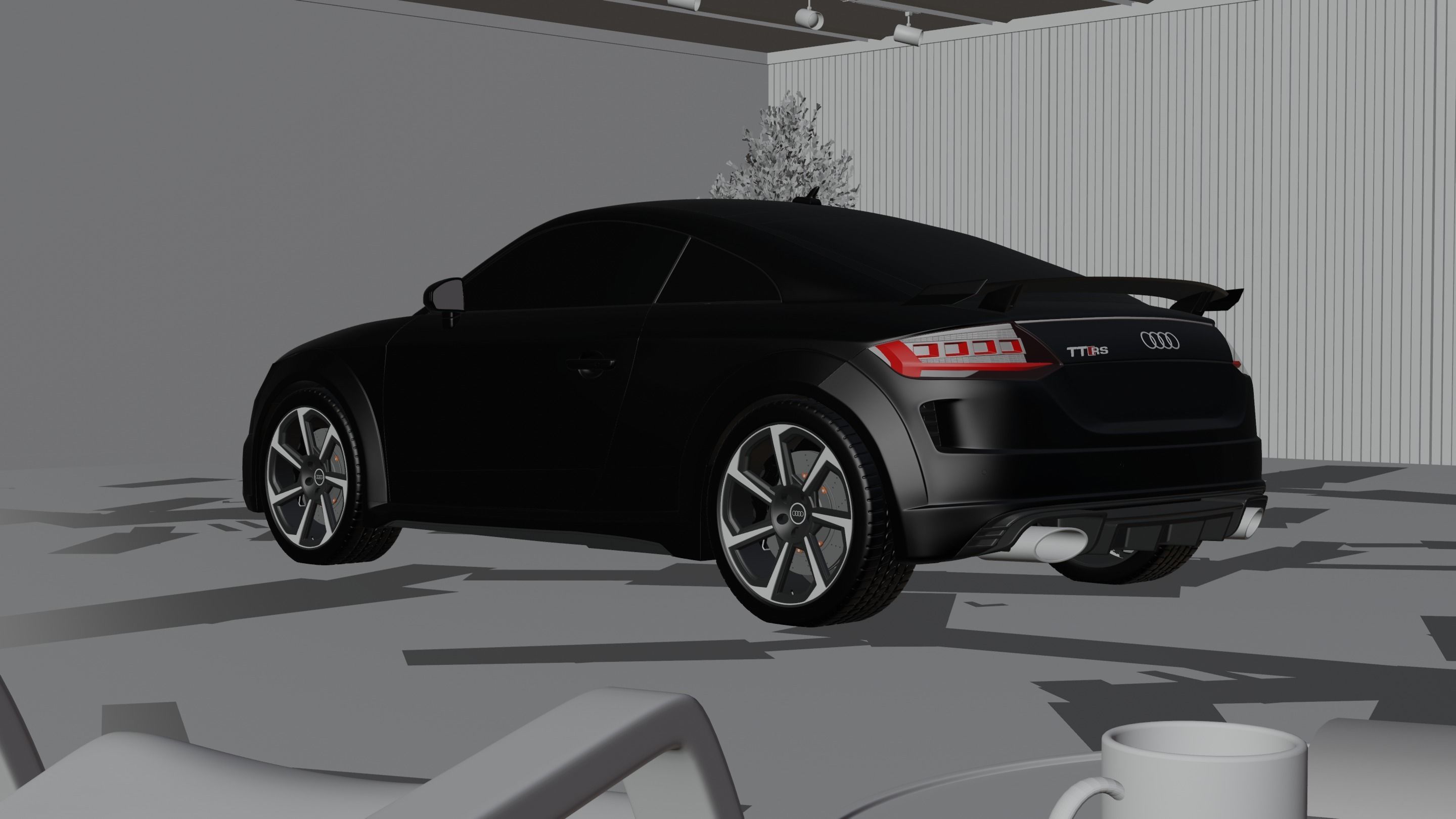 Audi TT RS 3D model_3