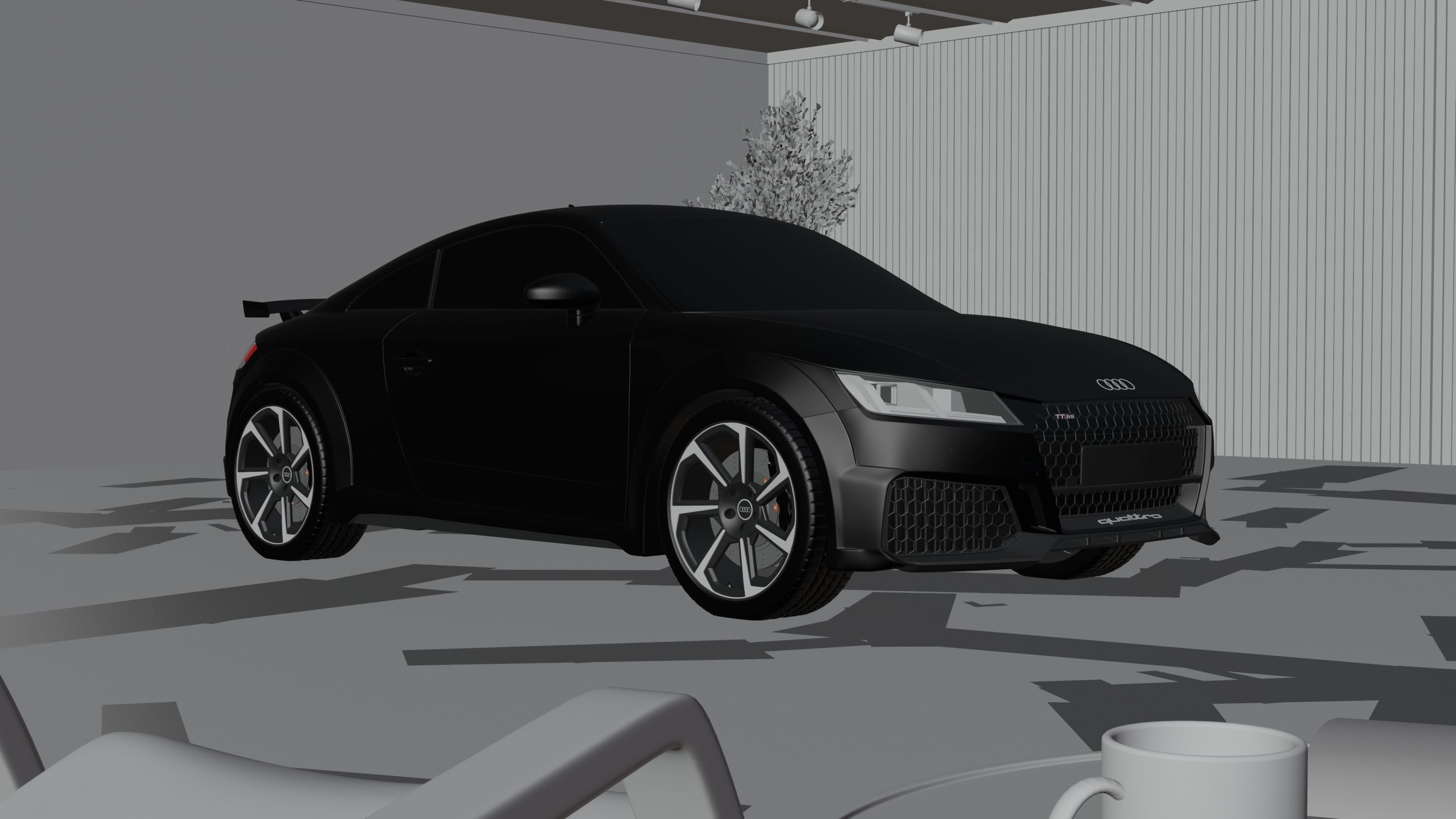 Audi TT RS 3D model_1