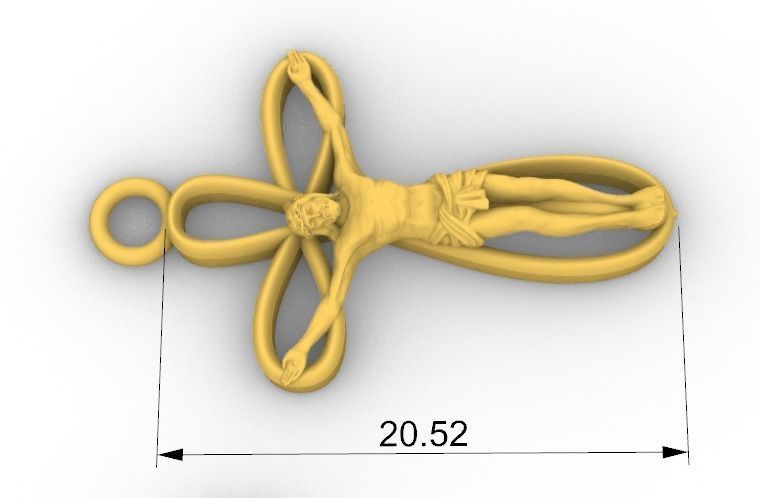 Cruz cristo  Jesus Christ  3D print model_2