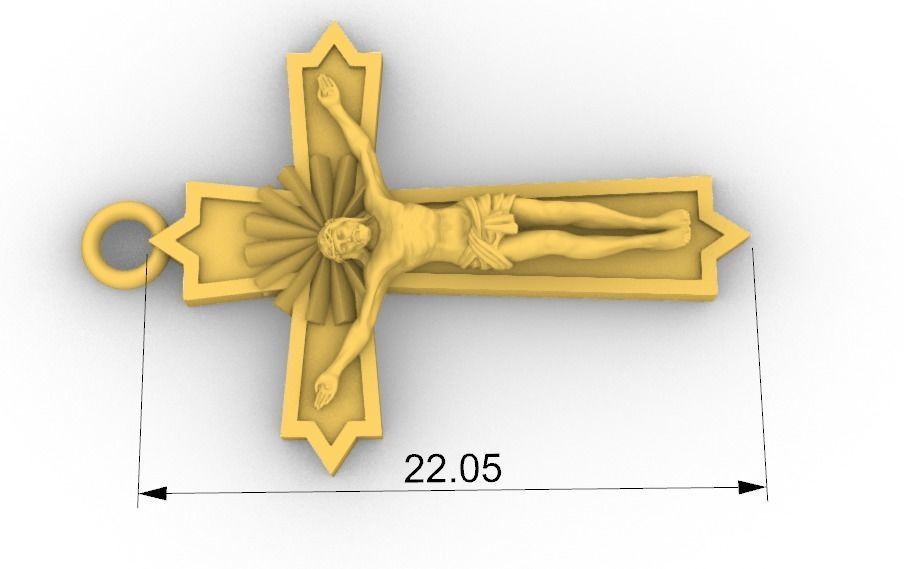 Cruz cristo  Jesus Christ  3D print model_1