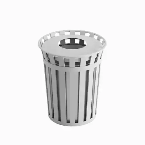 Trash Box 02 Low-poly 3D model
