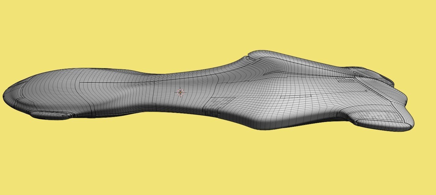 Corvette Spaceship 3D model_20