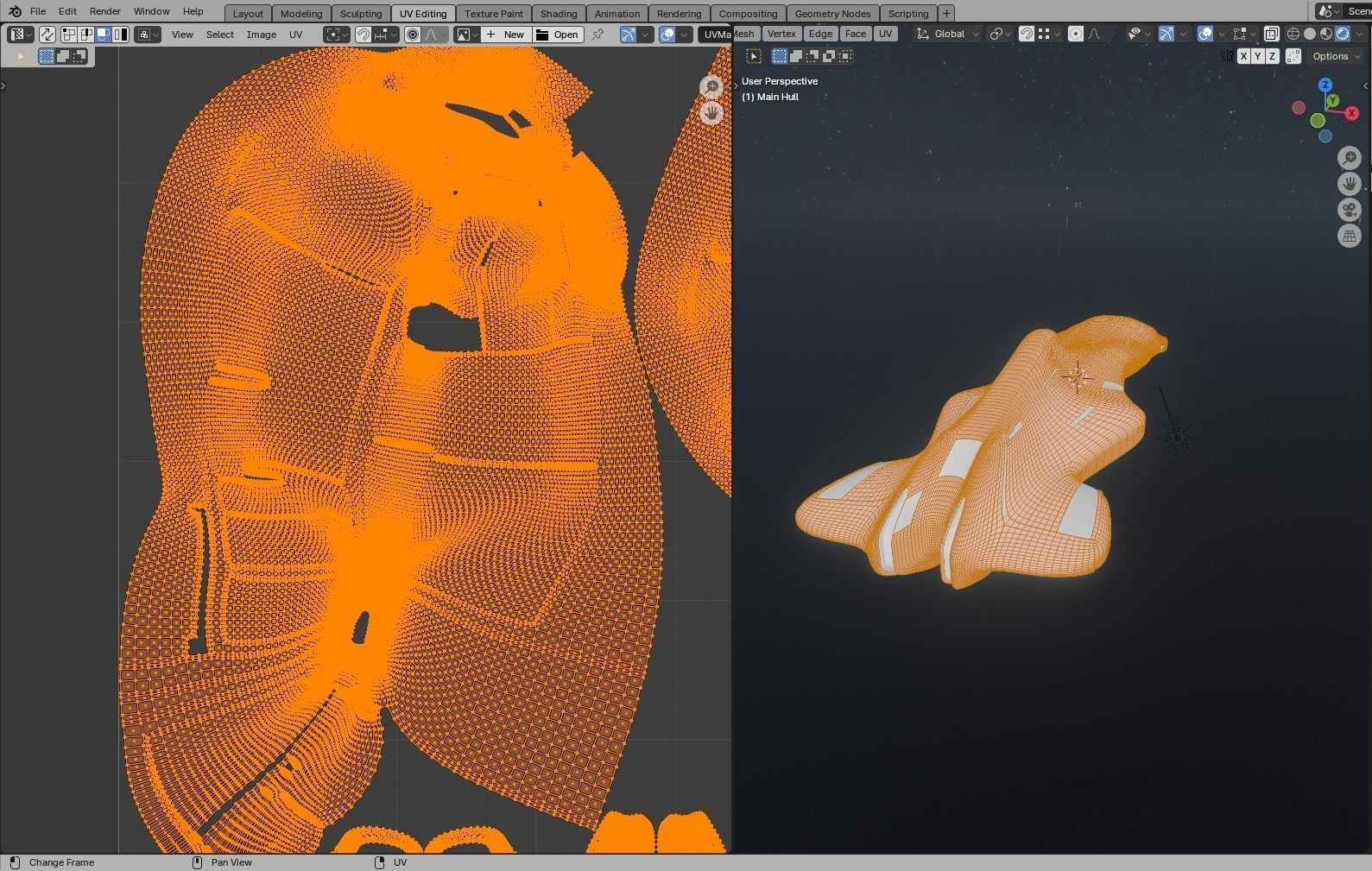 Corvette Spaceship 3D model_34