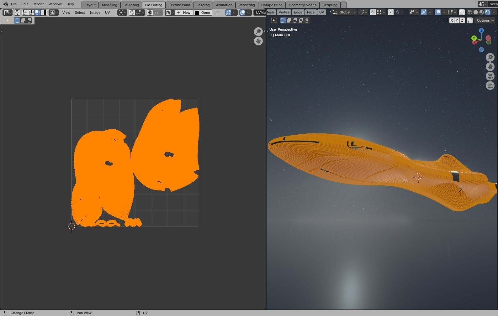 Corvette Spaceship 3D model_32