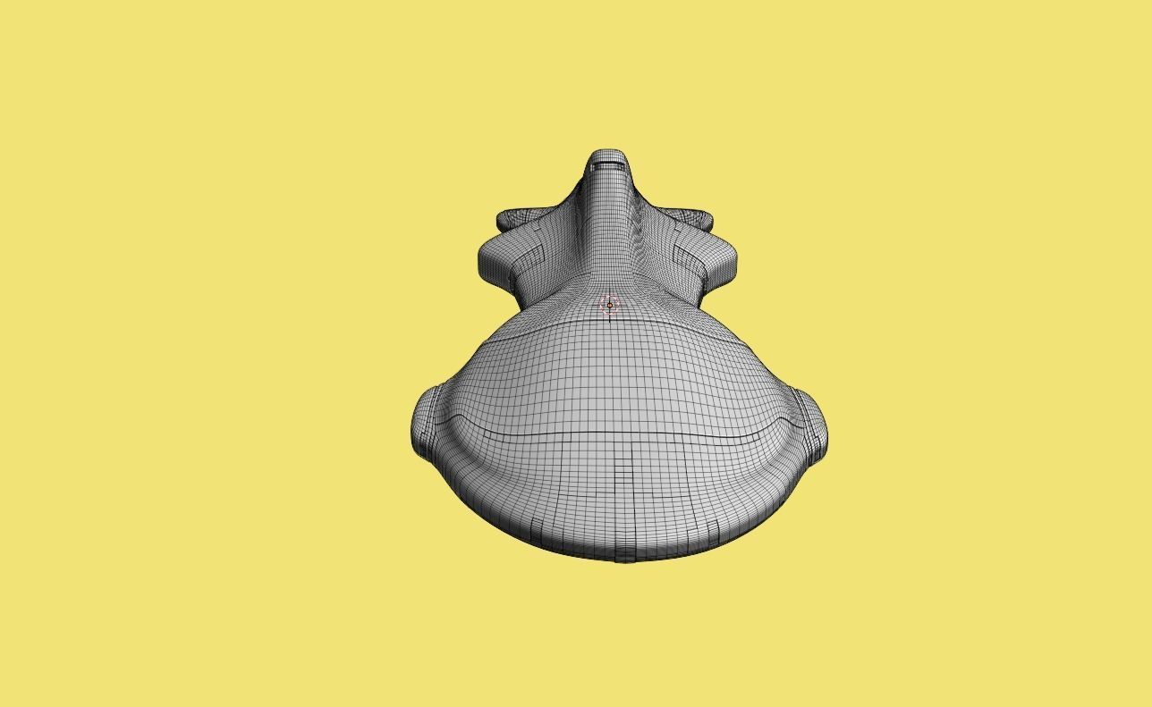 Corvette Spaceship 3D model_18