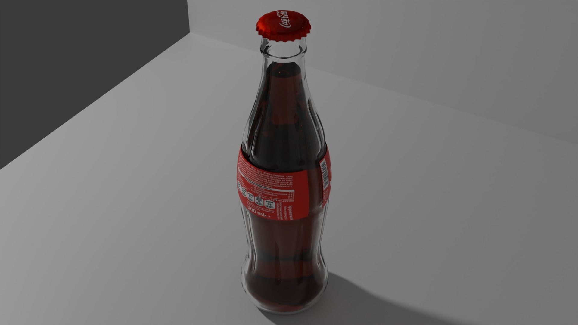 Coca Cola 3D Free 3D model_3