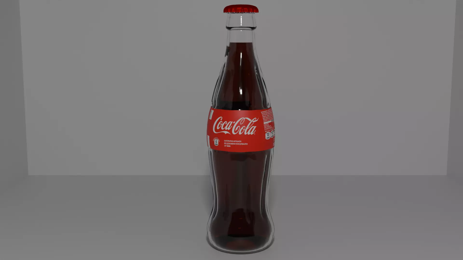 Coca Cola 3D Free 3D model_0