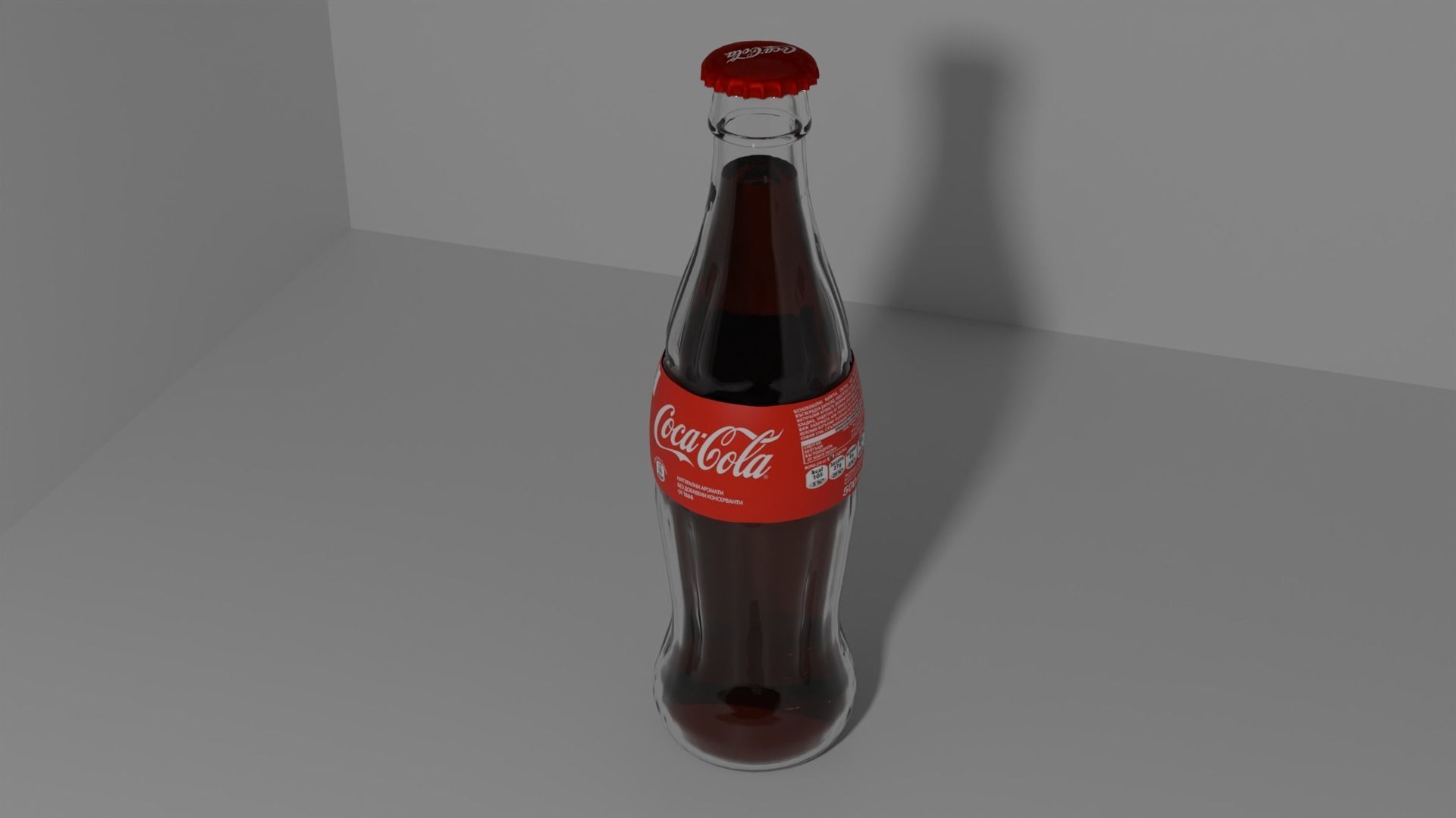 Coca Cola 3D Free 3D model_1