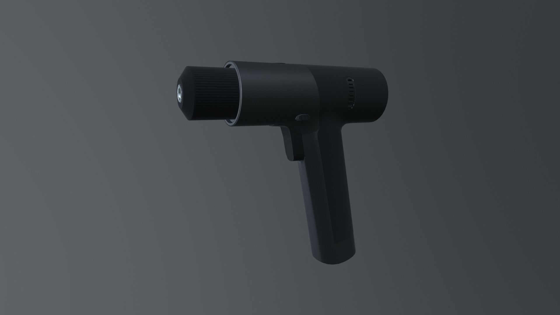 hoto brushless drill Tool  Low-poly 3D model_2