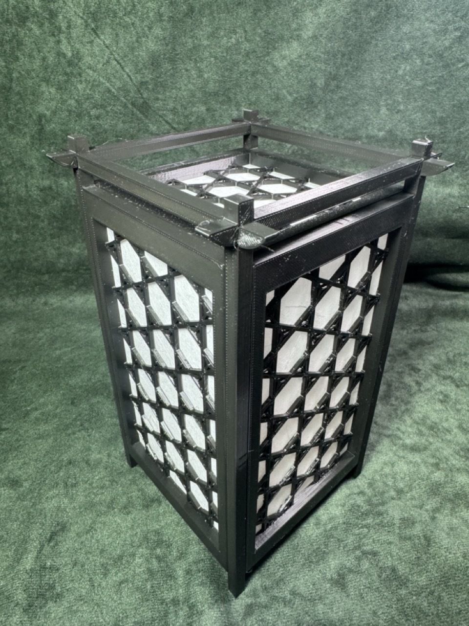 Kumiko Japanese Shoji Lantern - Yae-Kagome 3D print model_3