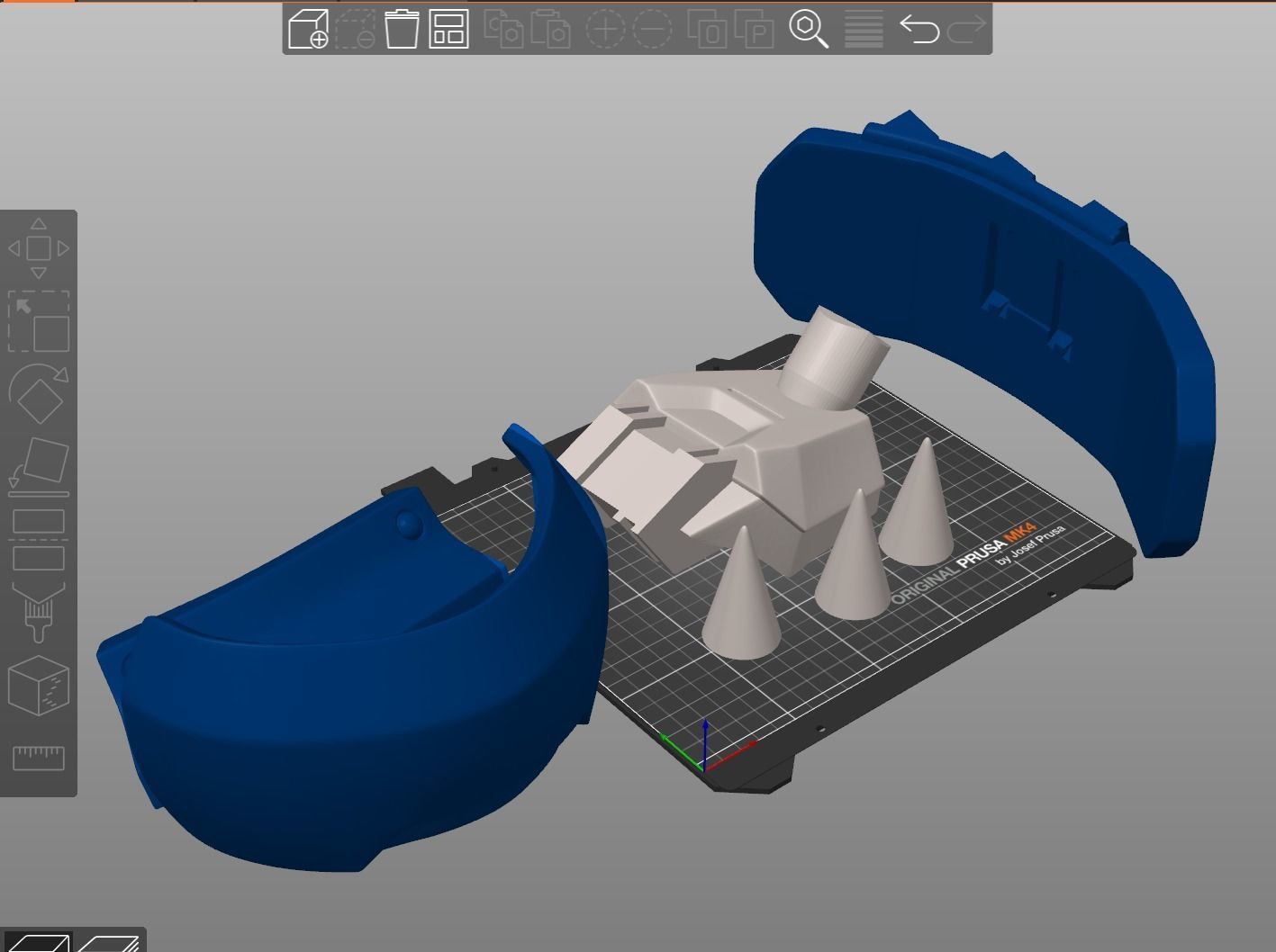 Full Metal shoulder pad 3d print file 3D print model_5