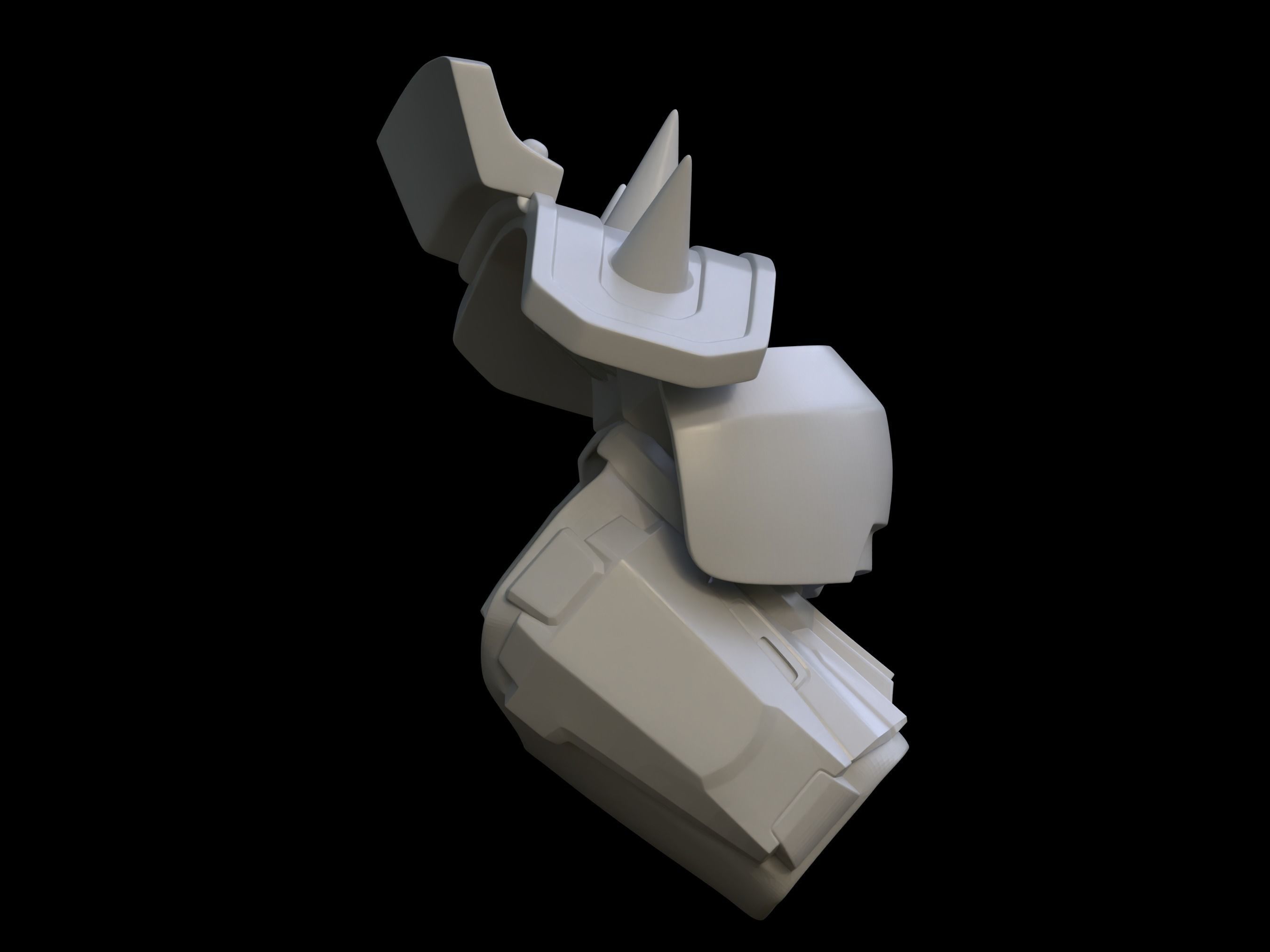 Full Metal shoulder pad 3d print file 3D print model_1