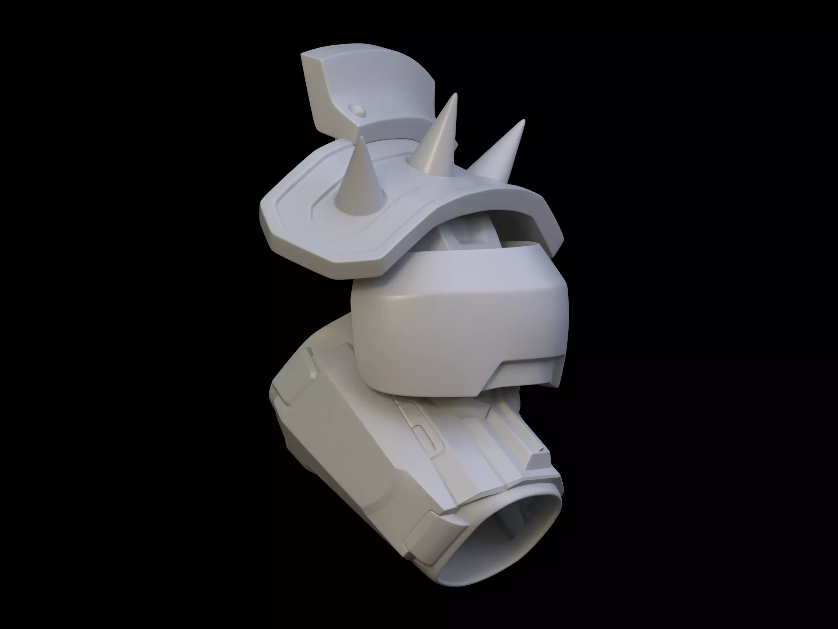 Full Metal shoulder pad 3d print file 3D print model_0